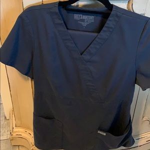 Greys Anatomy Charcoal grey scrubs set med/large